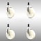 Service Caster 5 Inch 316SS Nylon Wheel Swivel 1-1/4 Inch Expanding Stem Caster Set SCC SCC-SS316EX20S514-NYS-114-4 - alternate 1